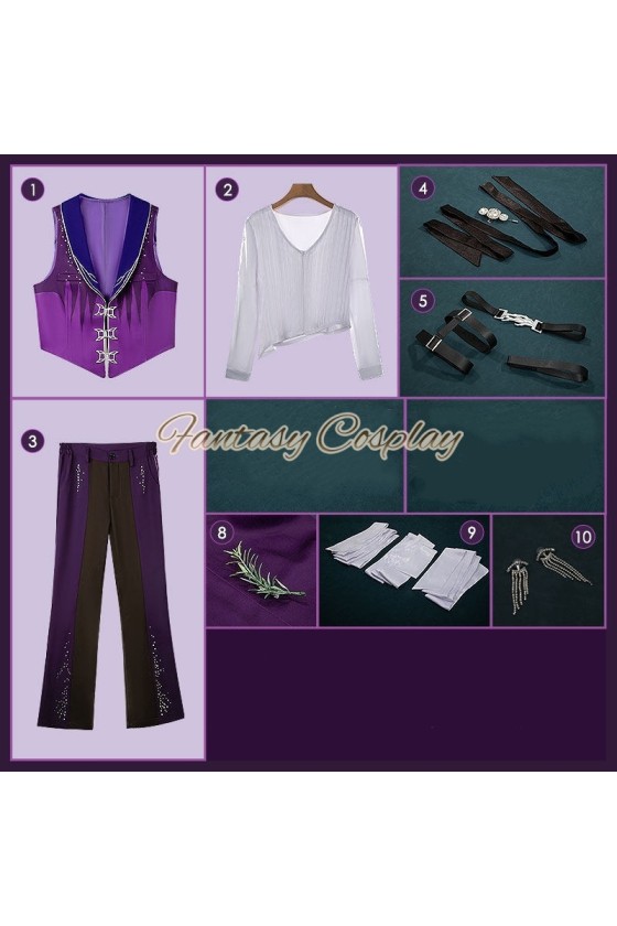 Path to Nowhere Cassian Cosplay Costume